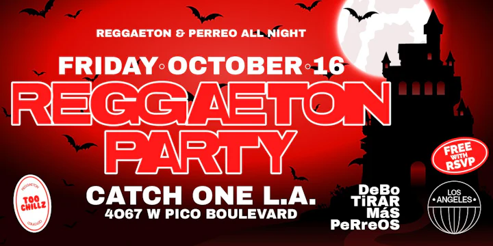 Reggaeton Halloween Party @ Catch One Los Angeles