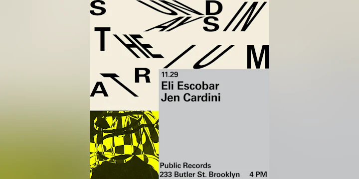 The Atrium: Eli Escobar, Jen Cardini