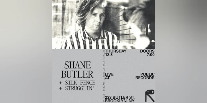 Shane Butler - HEAVY DEBT Record Release, Silk Fence, Strugglin'