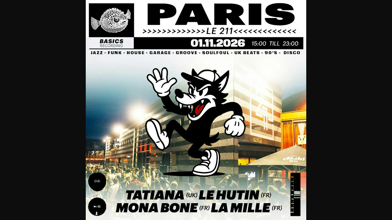 Basics Records Invites Tatiana, Le Hutin, Mona Bone & La Mille