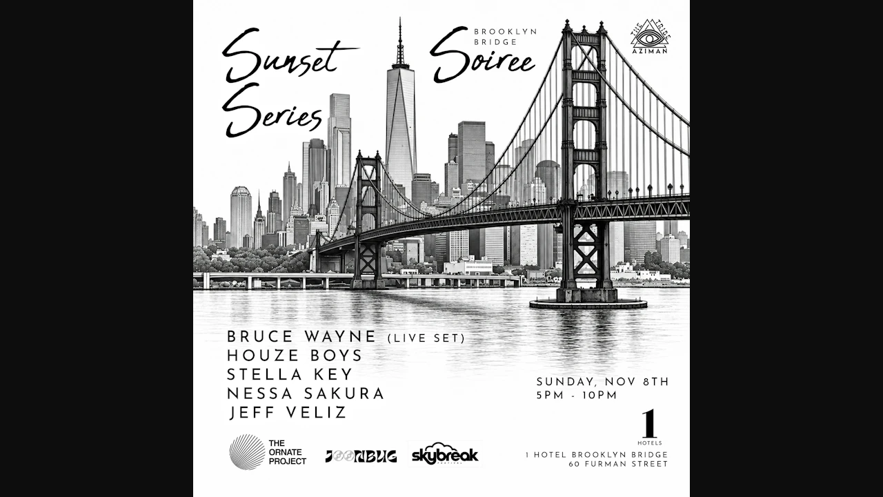 Brooklyn Bridge Soirée Sunset Series - House Music