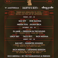 Dante's HiFi+ × W Amsterdam × White Flow