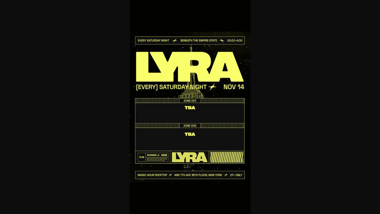 Lyra Rooftop Party