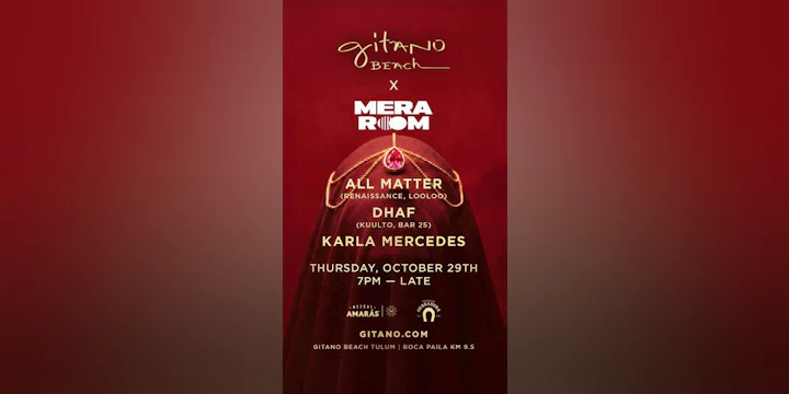Mera Room X Gitano Beach | Gitano Weekend