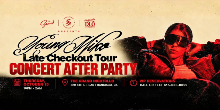 Late Checkout Tour Concert After Party Saturday