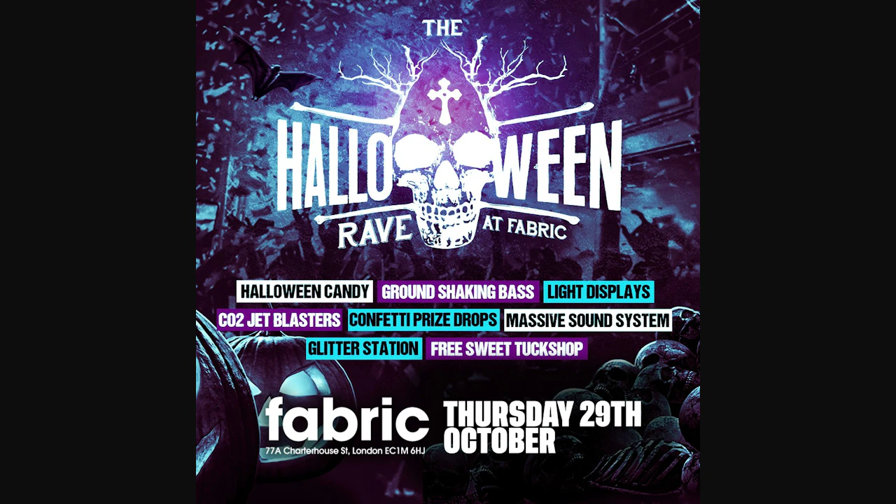 The Halloween Rave at Fabric! Halloween 2026