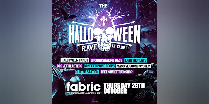 The Halloween Rave at Fabric! Halloween 2026