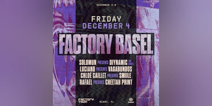 Factory Basel 2026 (Friday Pass)
