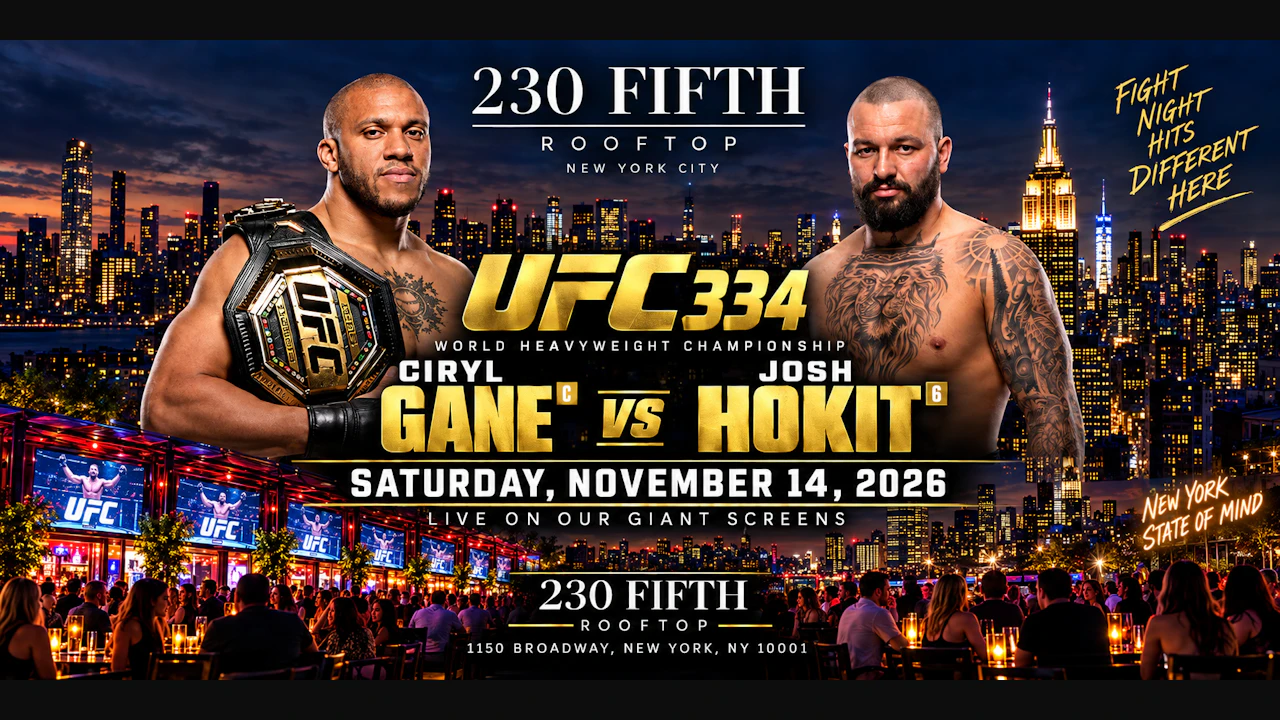 UFC 334: Gane vs Hokit WATCH PARTY
