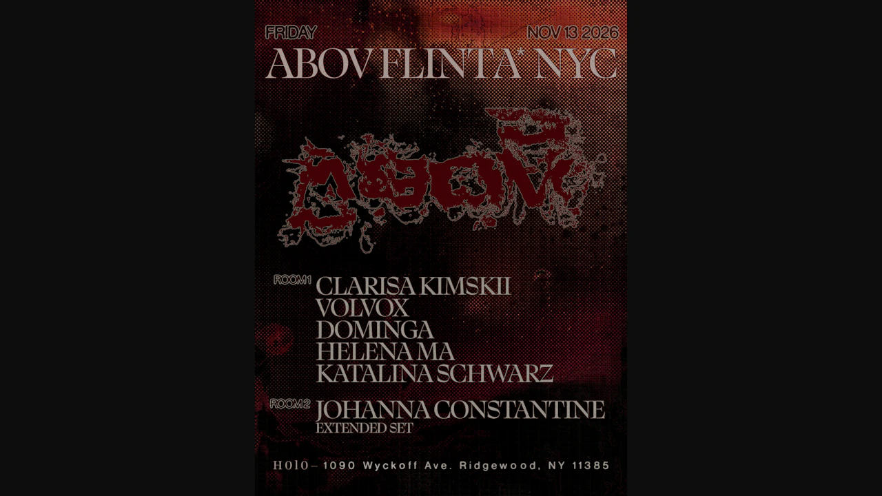 Abov Flinta* Nyc