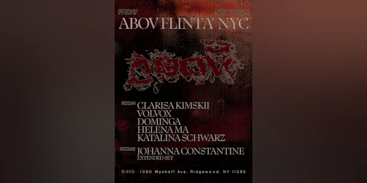 Abov Flinta* Nyc