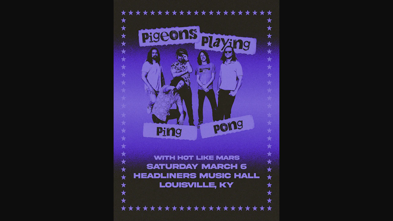 Pigeons Playing Ping Pong w/ Hot Like Mars