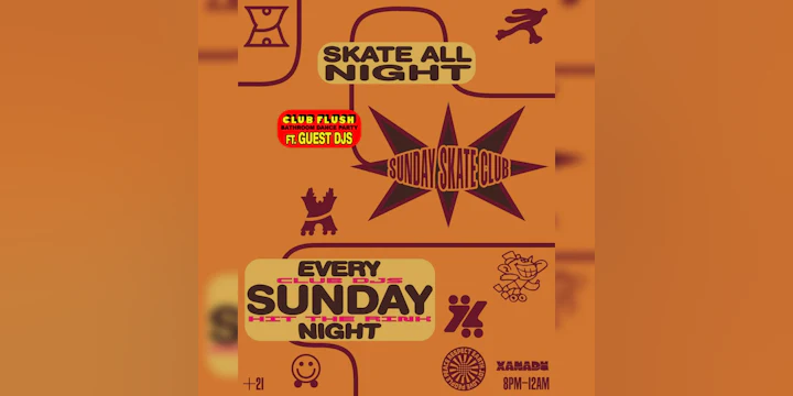 Sunday Skate Club ft. DJ Dream, Conrad Dirty Finger | Club Flush: Zariya & Mantle (skate)