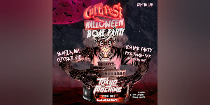Halloween Boat Party with Tokyo Machine by CultFest