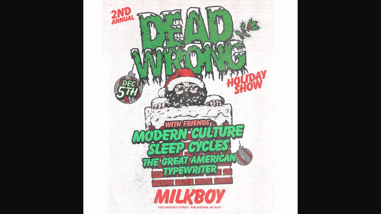 Dead Wrong: 2nd Annual Holiday Show