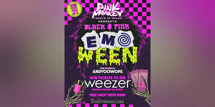 Emoween (Emo Night + Weezer Raffle)