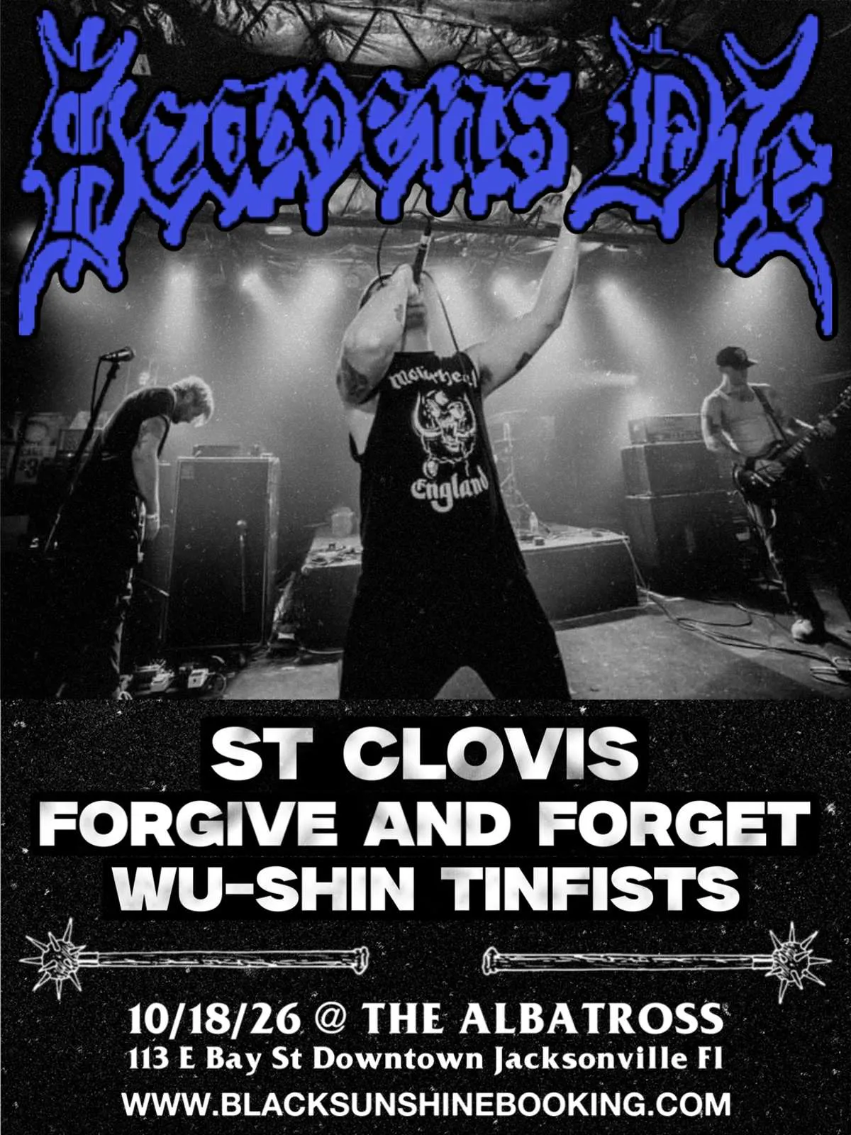 Heavens Die, St Clovis, Forgive & Forget, Wu-shi Tinfists