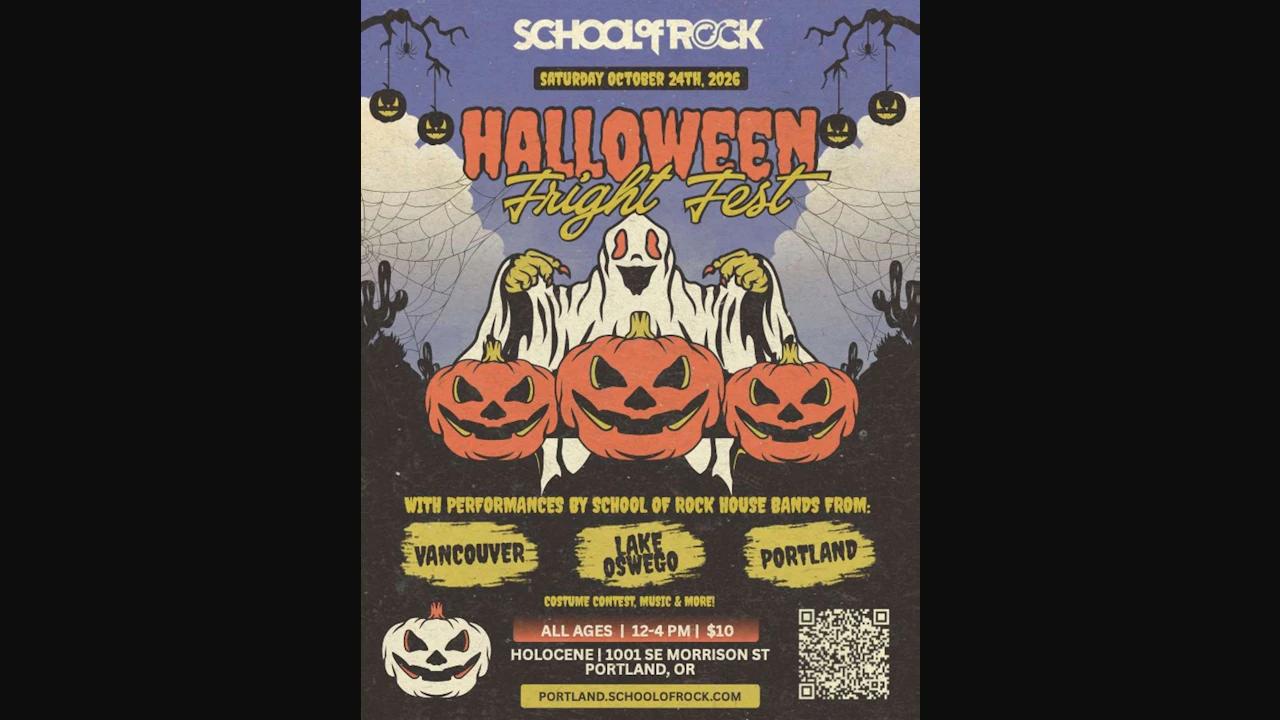 School of Rock's Halloween Fright Fest - EARLY EVENT - All Ages