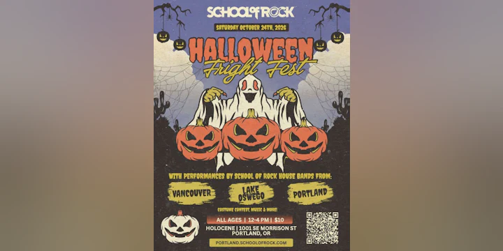 School of Rock's Halloween Fright Fest - EARLY EVENT - All Ages