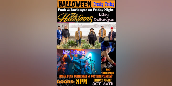 Monsters of Funk ~ the Humidors & Litty Debungus & Burlesque Noir (+ Galactic Afterparty)