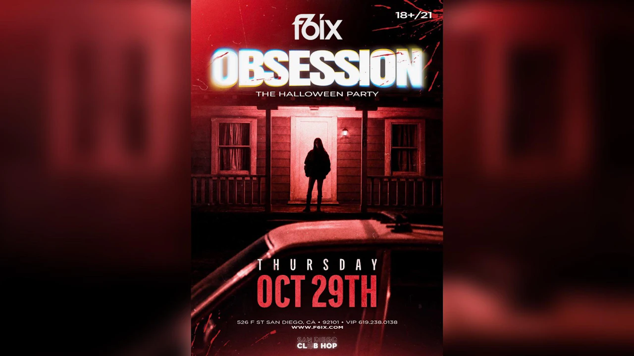 Obsession Halloween Party at F6ix | October 29th Event