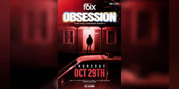 Obsession Halloween Party at F6ix | October 29th Event