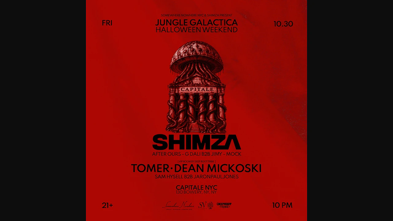 Shimza ~ Jungle Galactica Halloween | Second Floor: Tomer & More