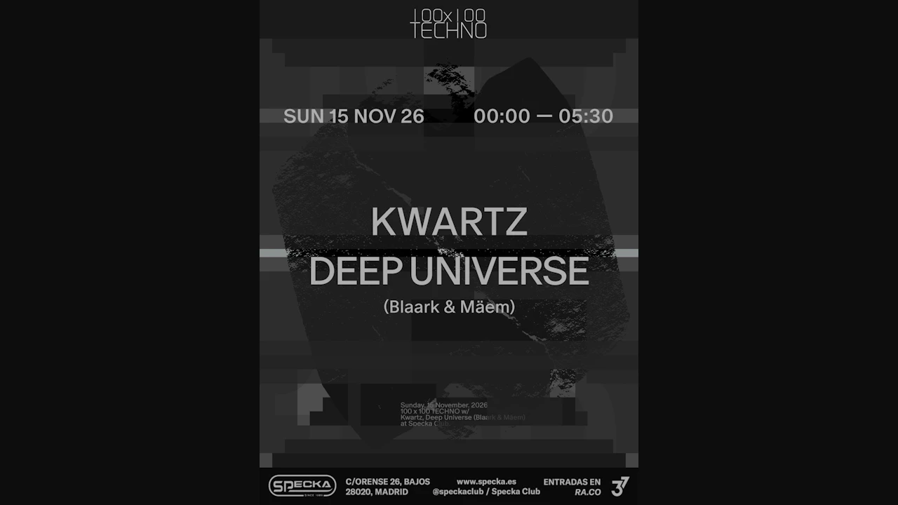 Kwartz & Deep Universe I 100x100 Techno