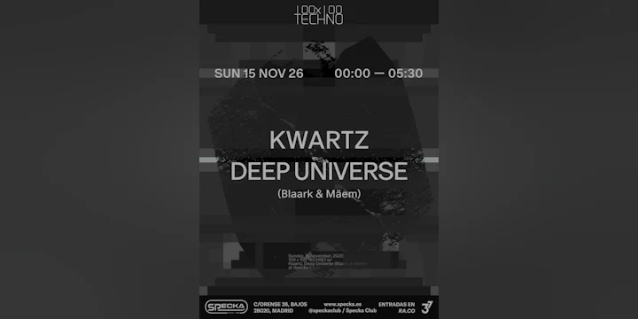 Kwartz & Deep Universe I 100x100 Techno