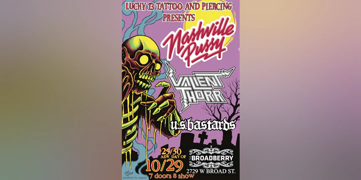 Nashville Pussy, Valient Thorr, and U.S. Bastards
