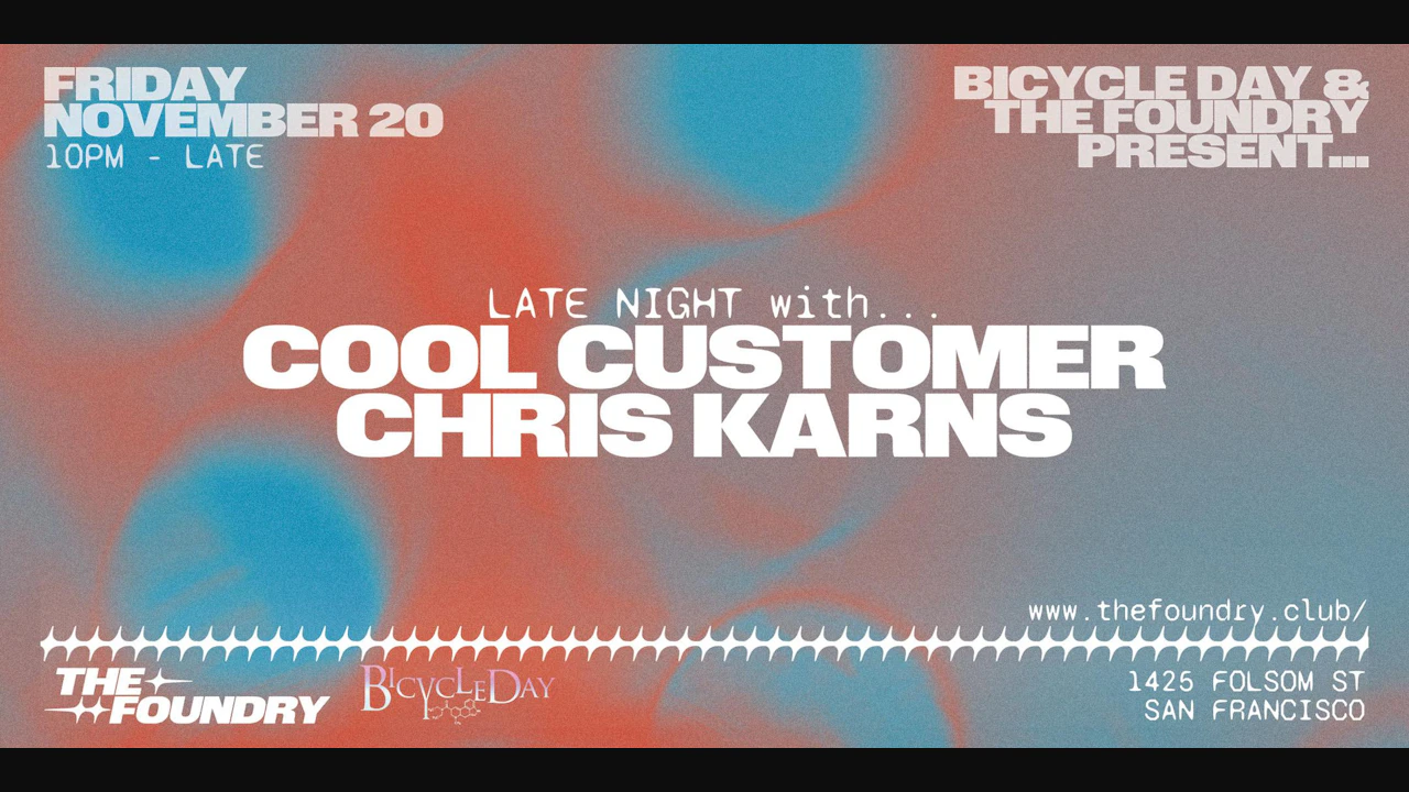 Cool Customer + Chris Karns