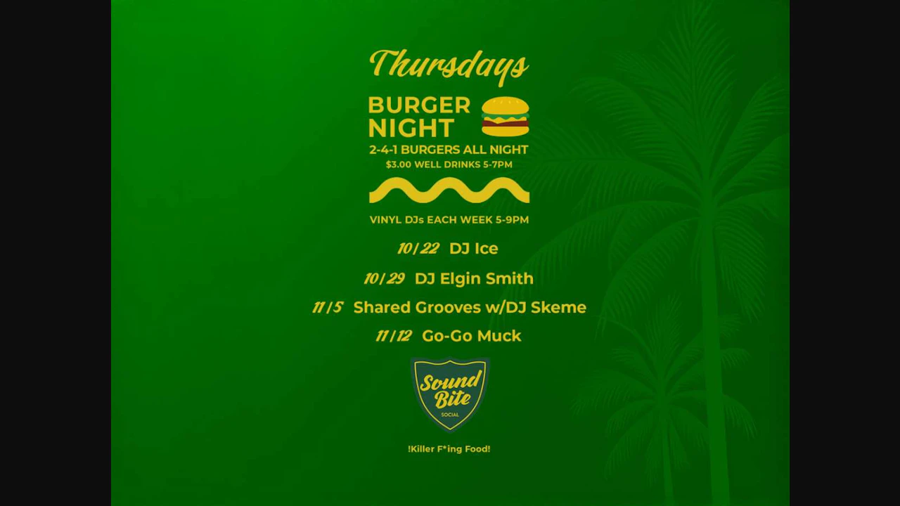 Burger Night - DJ Ice