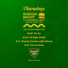 Burger Night DJ Ice