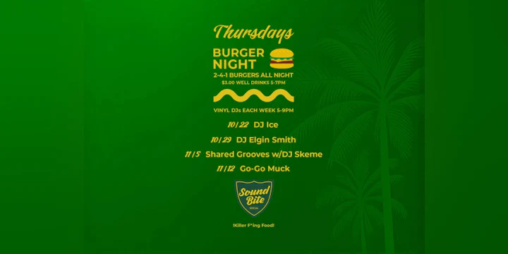 Burger Night - DJ Ice