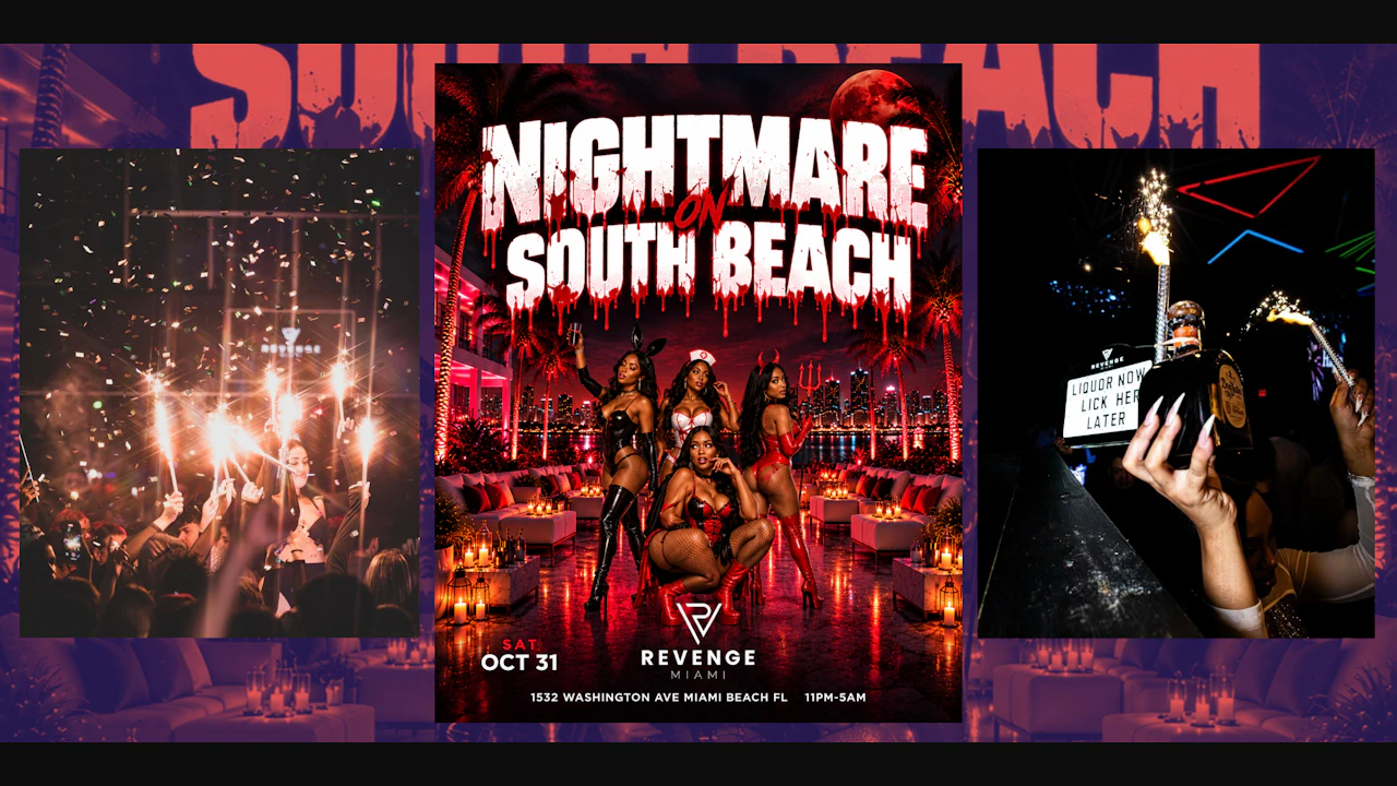 Nightmare On South Beach | Halloween Night at Revenge Miami