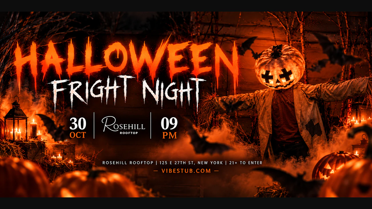 Fright Night @ Rosehill Rooftop NYC