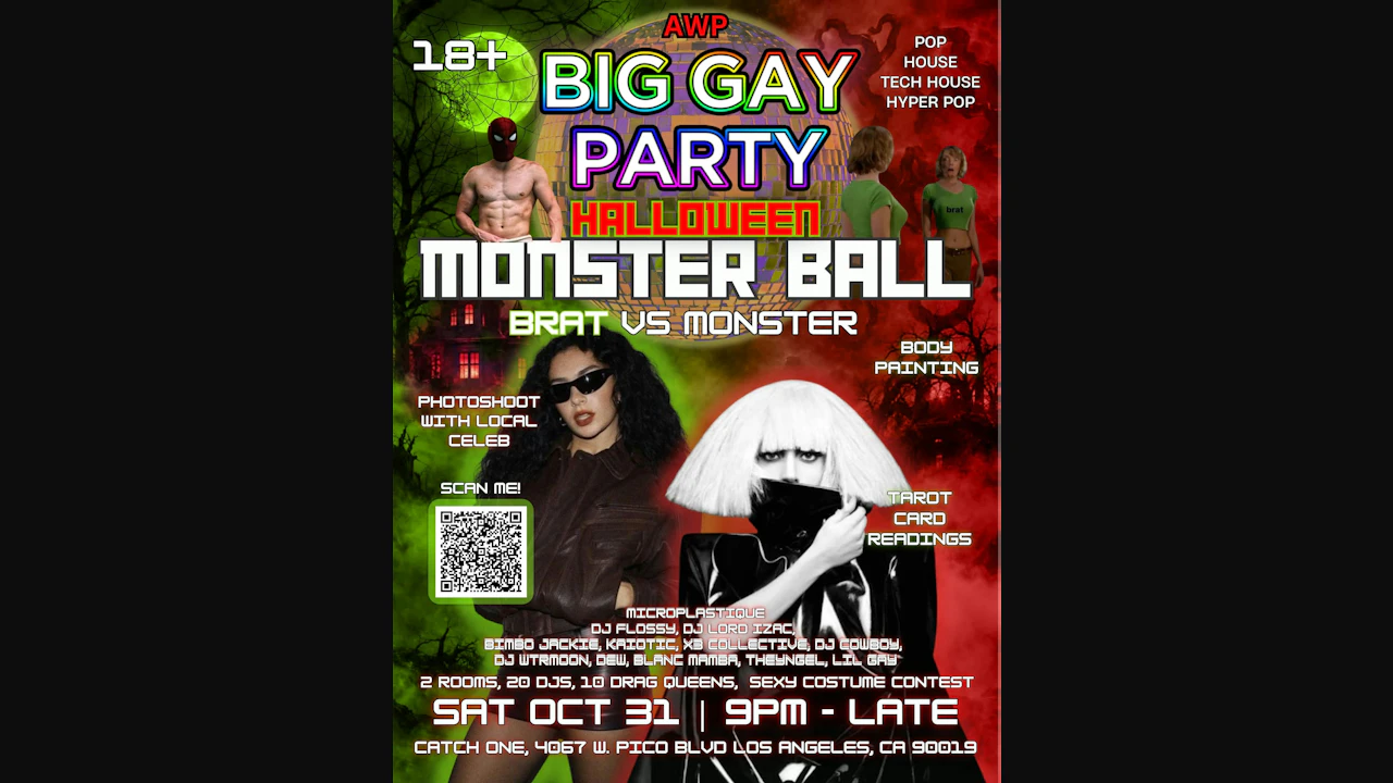 Big Gay Party Monster ball Brat V.S Monster