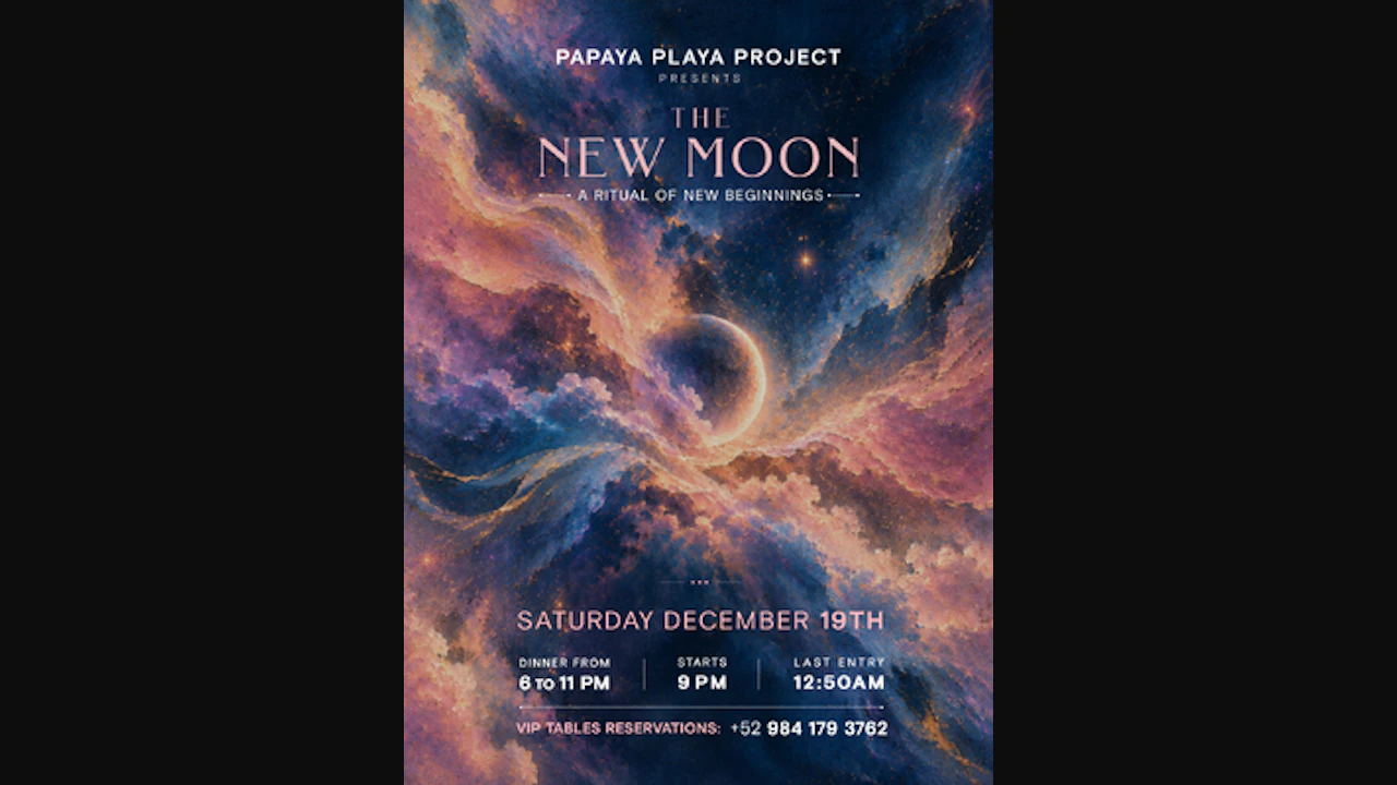 Papaya Playa Project Presents • the New Moon •