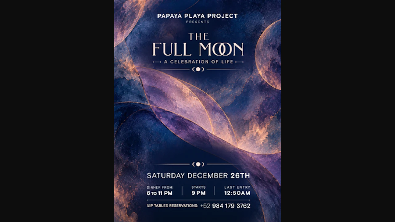 Papaya Playa Project Presents • the Full Moon •
