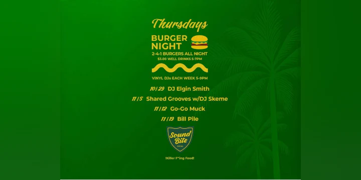 Burger Night - Elgin Smith