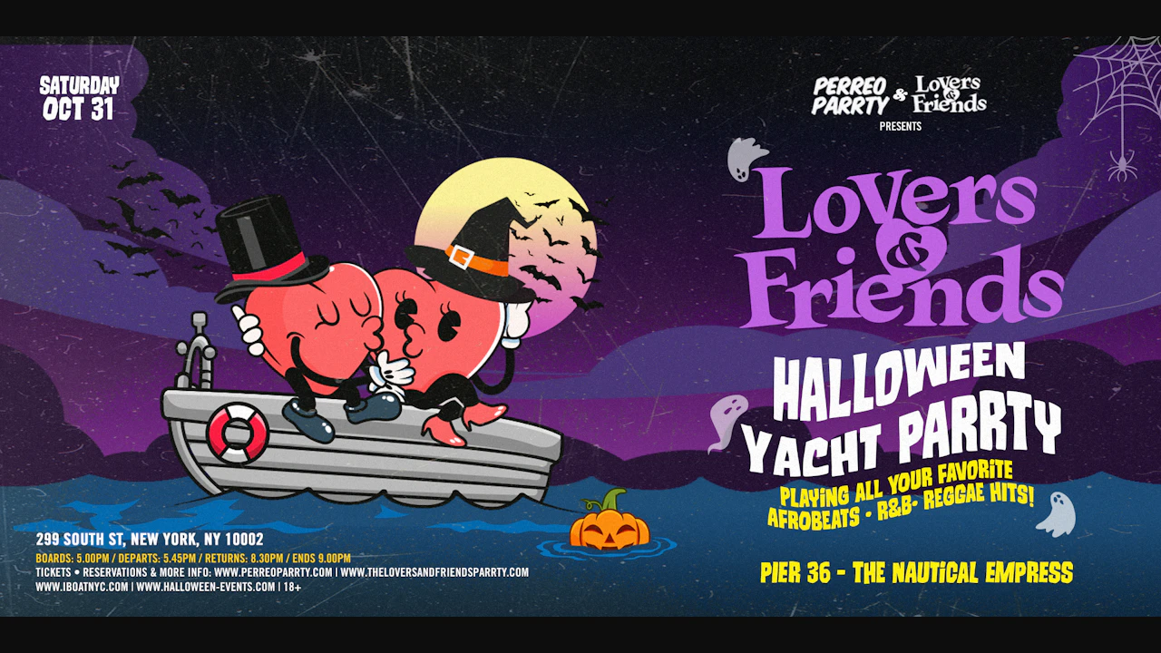 Lovers & Friends Hip-Hop & R&B Halloween Boat Party NYC