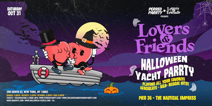 Lovers & Friends Hip-Hop & R&B Halloween Boat Party NYC