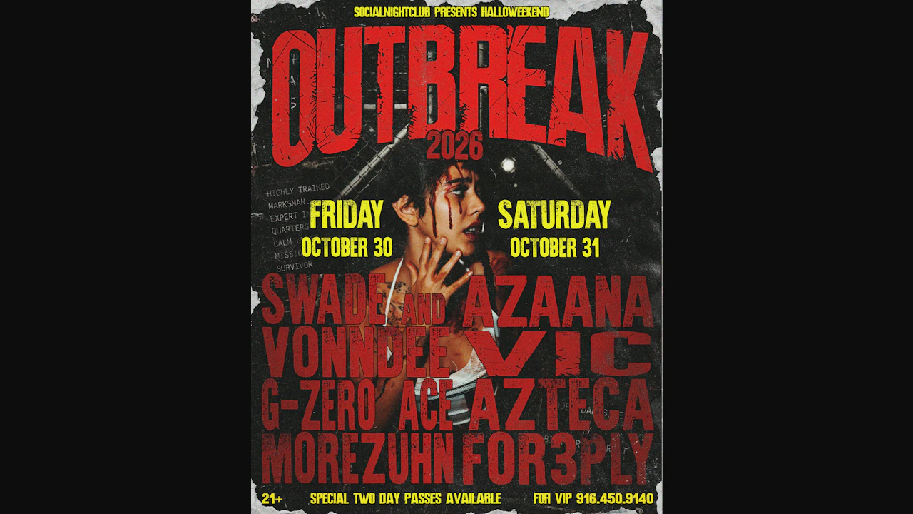 Outbreak 2026 — Halloweekend | Oct 30 + 31