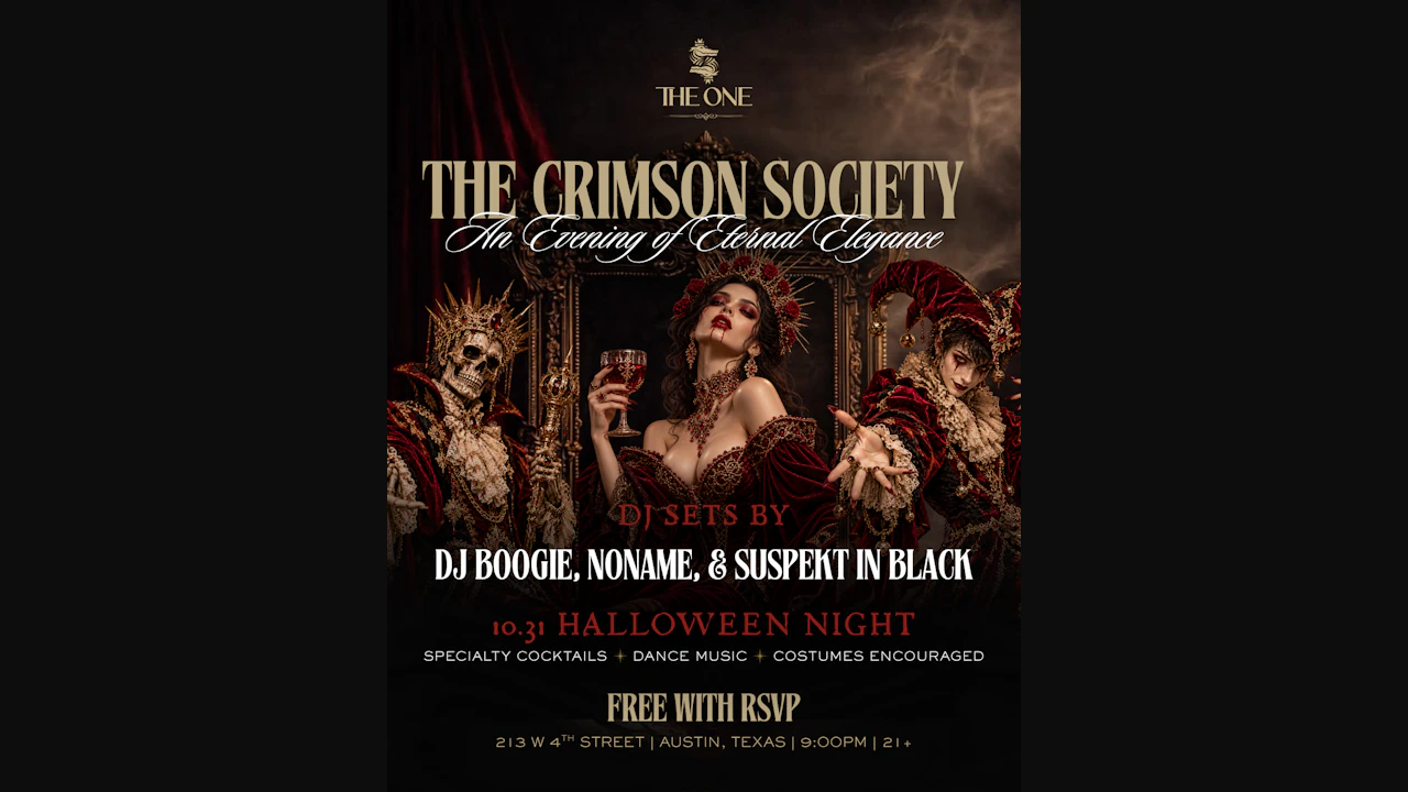 The Crimson Society at the One Atx