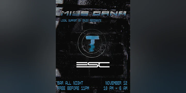 Techno Crudo X ESC presents Miss Oana