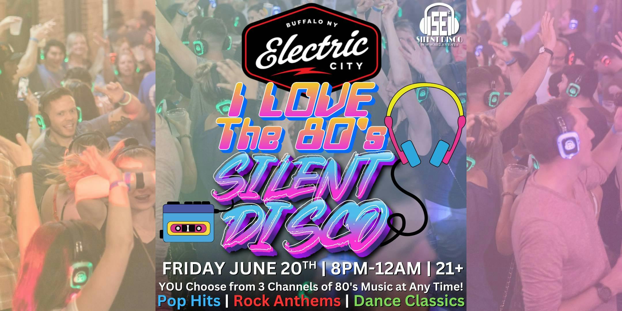 I Love The 80's Silent Disco