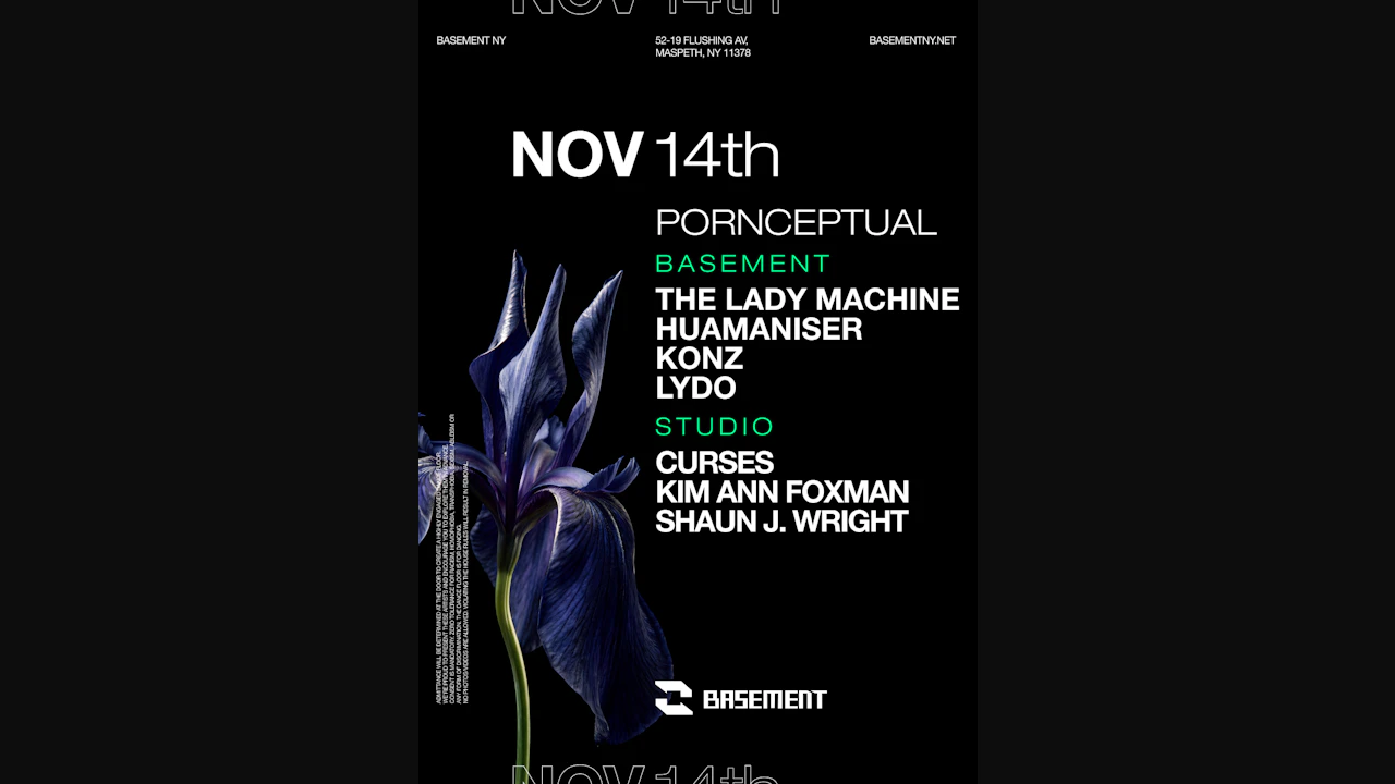 Pornceptual: The Lady Machine/ Huamaniser/ KONZ/ LYDO/ Curses/ Kim Ann Foxman / Shaun J. Wright