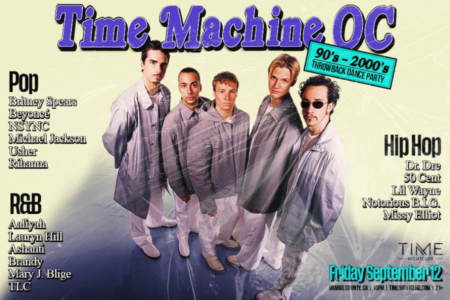Time Machine: 90s - 2000s Throwback Dance Party