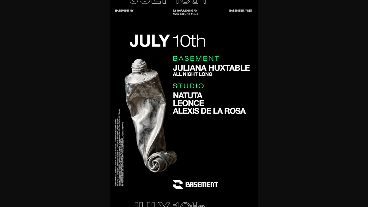 Juliana Huxtable all night long / Natuta / Leonce / ALEXIS DE LA ROSA