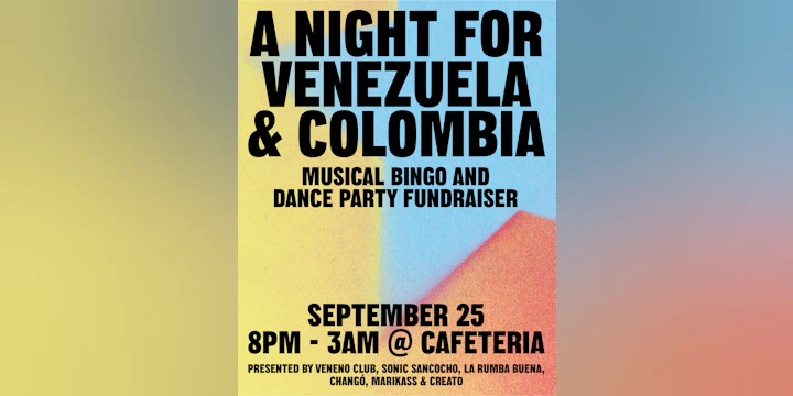 A Night for Venezuela & Colombia: Musical Bingo & Dance Party